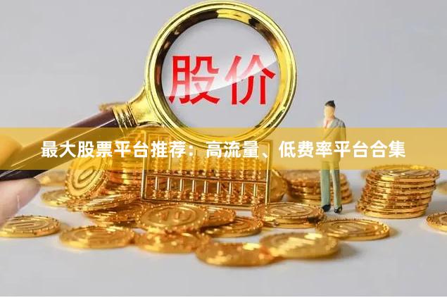 最大股票平台推荐：高流量、低费率平台合集